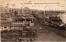 CPA AK Beyrouth Magasin des Subsistances sur ...