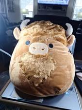 KELLYTOY SQUISHMALLOW "Wilfred" The Brown BULL Farm Squad, RARE, NWT 14" PL10
