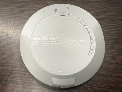 SONY CD Walkman portable player D-NE730 MP3 ATRAC White Working