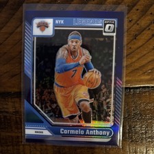 2024-25 Panini Donruss Optic - Legends Carmelo Anthony #250 Purple Prizm
