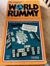 World Rummy Game - Vintage, all tiles, stands, and instructions