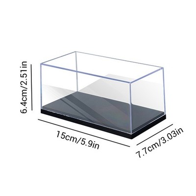 Model Car Display Case, 1:43 Scale Acrylic Display Box for Cars Dustproof Box