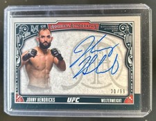 2016 Topps UFC Museum Johny Hendricks Archival Auto Autograph #/99