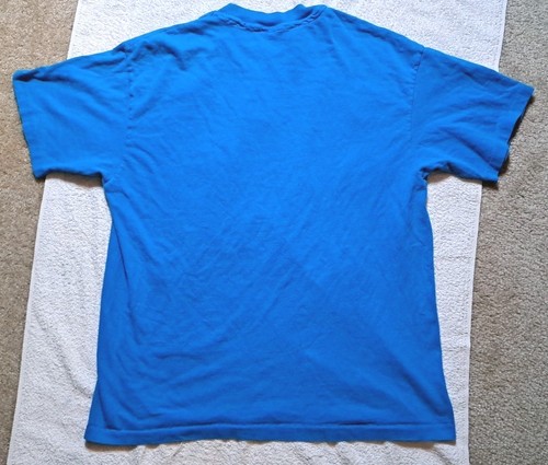 Vintage Heifer Project International Hemd Herren Large blau 90er Schaf Tier - Bild 5 von 8
