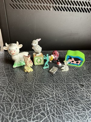Lot of 10 Various Vintage Mini Small Toys And Tchotchkes Miniatures