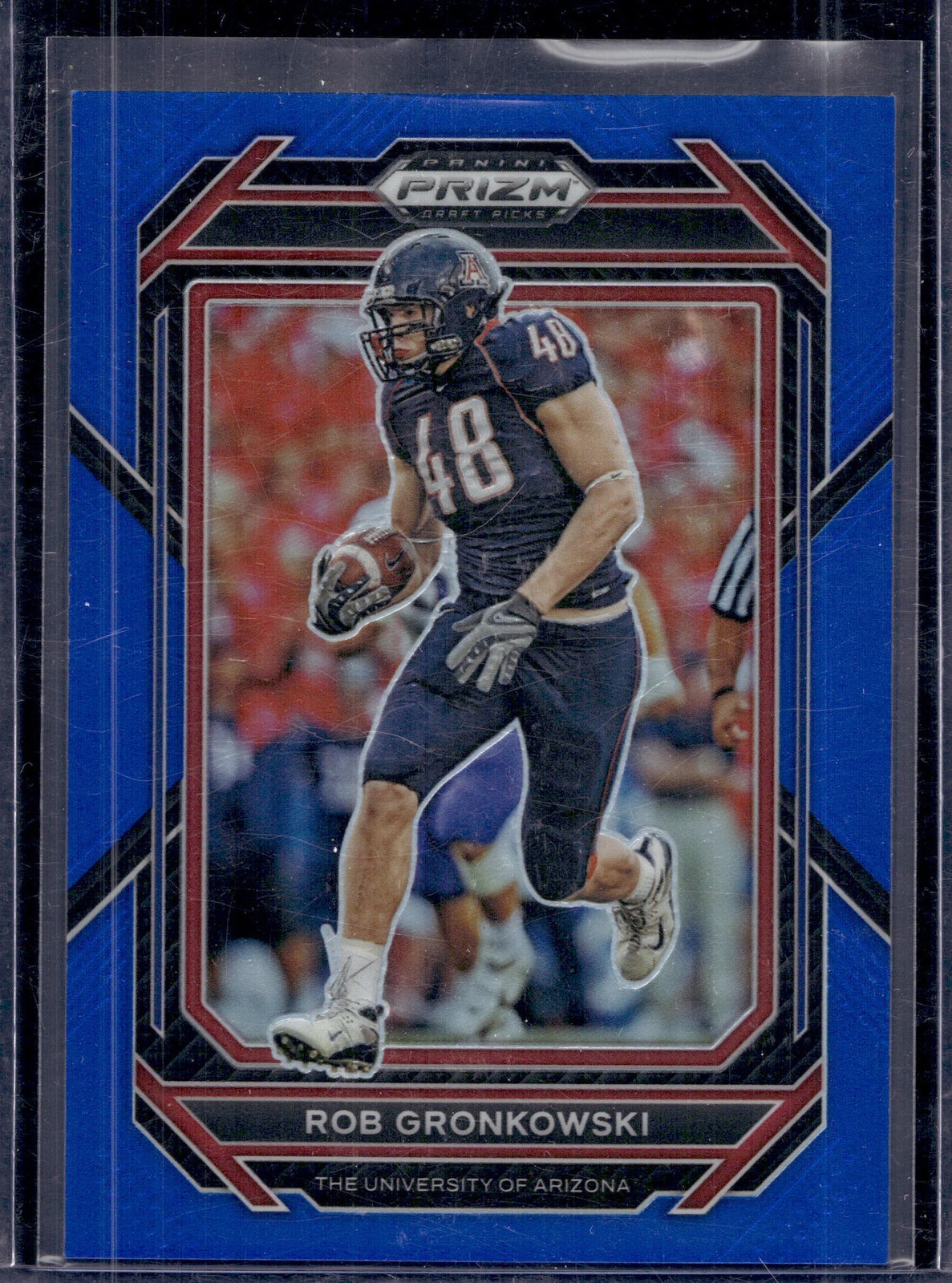 2023 Panini Prizm Draft Picks Rob Gronkowski ##84 Blue Prizms /199
