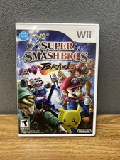 Super Smash Bros Brawl Wii Case Manual and Inserts ONLY NO GAME