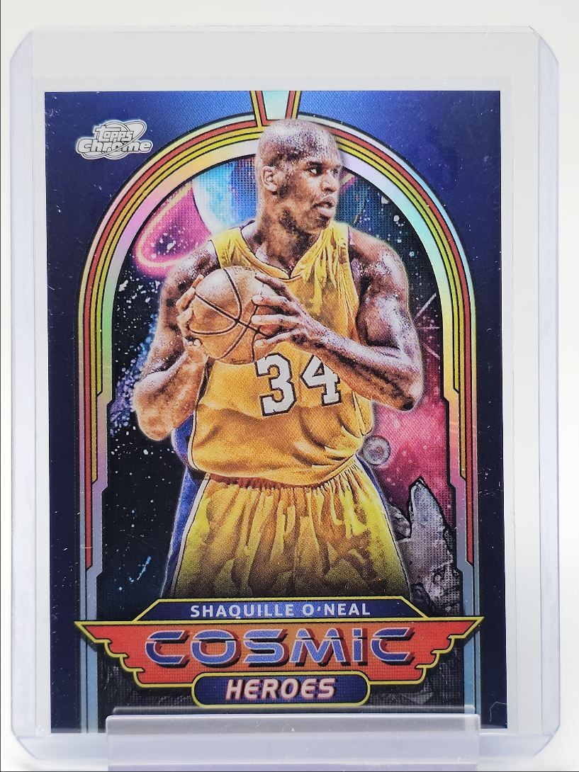 SHAQUILLE O'NEAL 2023-24 TOPPS CHROME COSMIC HEROES CASE HIT SSP Q4071