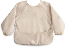 Long Sleeve Baby Bib  Water Resistant Adjustable Fit for Ages 6-24 Months