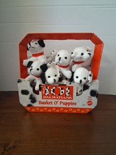 Disney 101 Dalmations Plush Stuffed Animals In Box 1996.