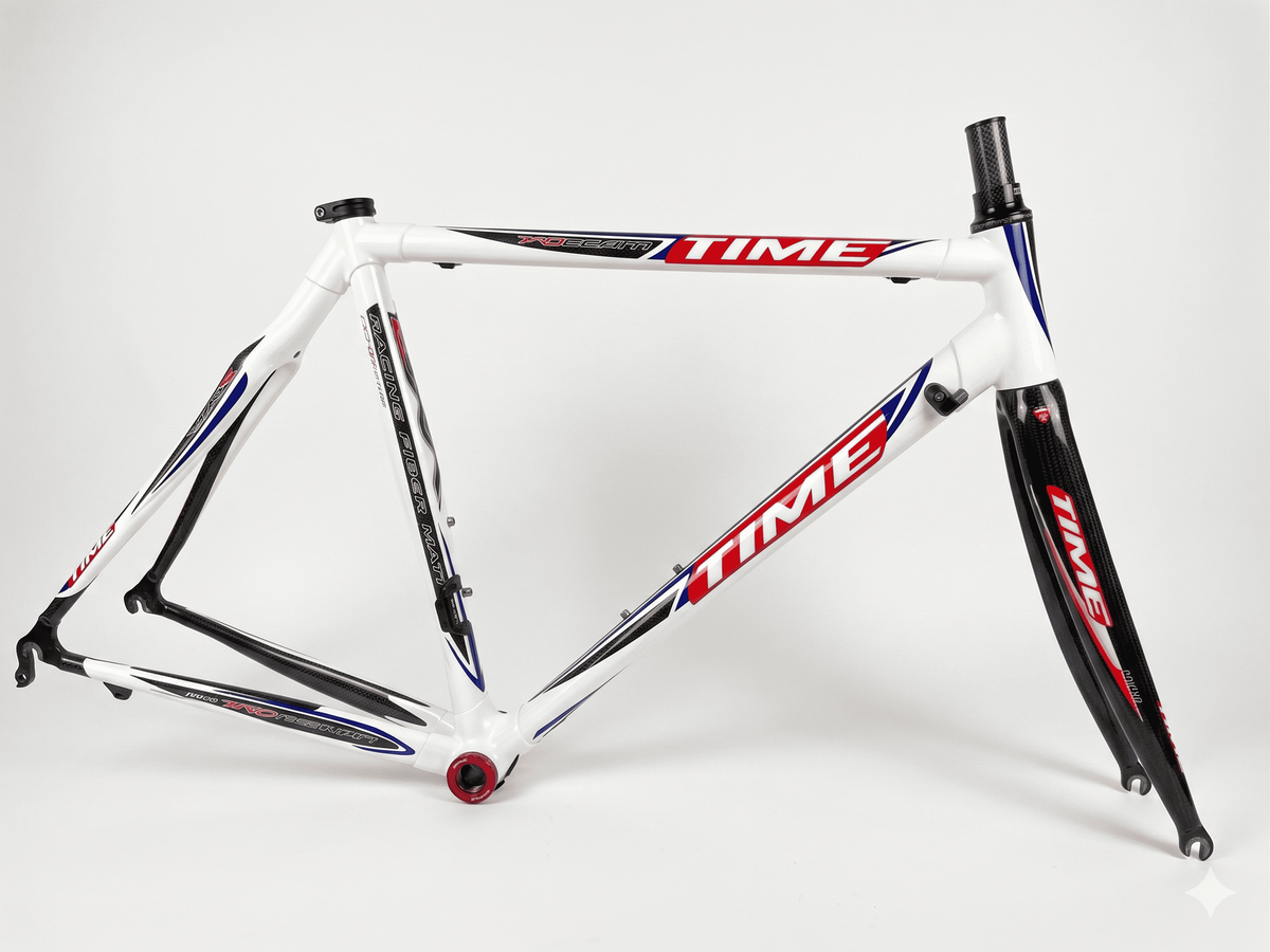 time vxr プロチーム　サイズxs　オマケ多数 TIME VXR ProTeam XS Carbon Road Frame Set Ceramic Bearings Vintage