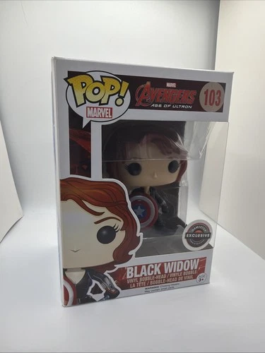 Funko Pop! Vinyl: Marvel - Black Widow (w/ Shield) - GameStop (Exclusive) #103