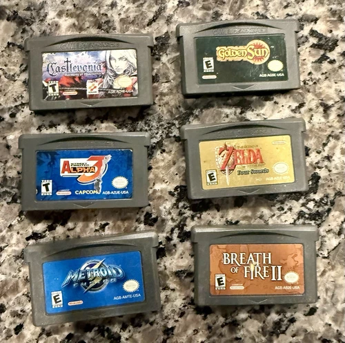 Breath Of Fire II, Zelda Four Swords, Street Fighter Alpha 3, Golden Sun, Etc