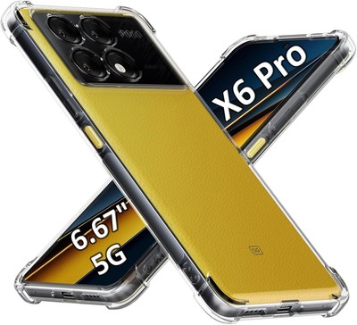 Case for Xiaomi Poco X6 Pro 5G / Redmi K70E 5G (No for K70) Clear TPU Four Corne
