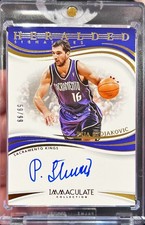2024-25 Immaculate Collection Peja Stojakovic Heralded Signatures Auto /99