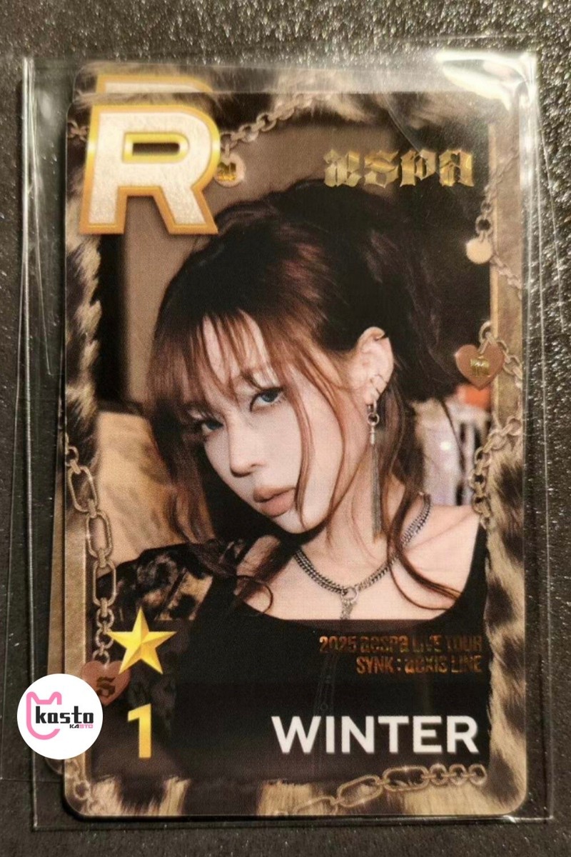 Aespa SMTOWN SUPERSTAR 2025 LIVE TOUR SYNK OFFICIAL PHOTOCARD PC