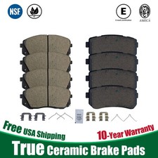 Front And Rear Ceramic Brake Pads For 2016-20...