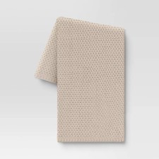 Oversized Recycled Knit Throw Blanket - Off-White