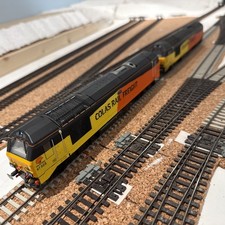 Hornby R3659 Class 67 Colas 67023 + 67027 DCC Sound Fitted Test Train OO Gauge