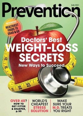 Prevention Magazine July 2021 Doctor's Best Weight-Loss Secrets