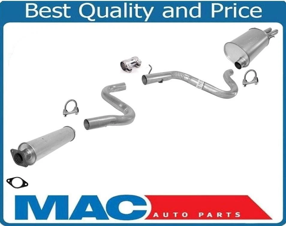 Fits 1997-2004 Buick Regal 3.8L Resonator & Muffler Exhaust System - Image 2 of 4