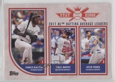 2018 Big League Stat Kings Trio Daniel Murphy Justin Turner Charlie Blackmon 1i7