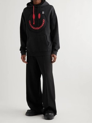 Raf Simons X Smiley Destroyed Hoodie