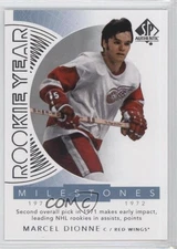 2017-18 SP Authentic Rookie Year Milestones Marcel Dionne #RYM-MD HOF 1o3