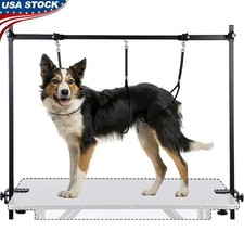 Heavy Duty Dog Grooming Arm Adjustable Clamp 32in Height Pet Grooming Loop New