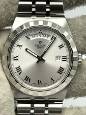 Tudor Royal 41mm Silver Roman Dial Stainless Steel Bracelet 28600 Unworn 2025