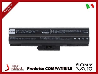 PowerQ Premium Akku 11.1V 4400mAh Für SONY VAIO Notebook Akku VGP-BPS13