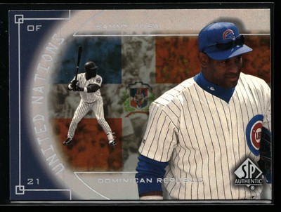 Sammy Sosa 2000 SP Authentic #UN1 United Nations Chicago Cubs