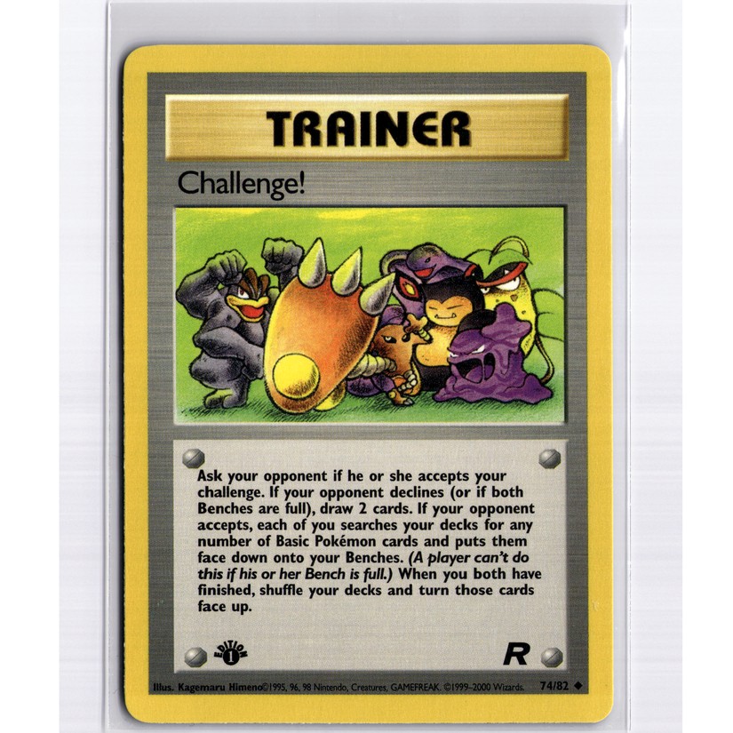 Challenge! Uncommon 1st Edition 74/82 Team Rocket NM