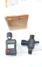 WALCOM MANOMETRO DIGITALE FIBRA DI CARBONIO DGT 90183/W PRESSIONE ARIA AEROGRAFO