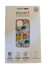 Tech21 Evo Art Botanical Garden iPhone 12 / 12 Pro Protective Phone Case