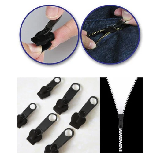 12 x Reißverschluss Reparatur Set Zipper Ersatz Anhänger Schieber Fix Verschluss - Bild 3 von 12
