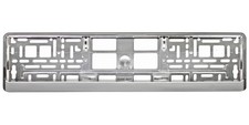 Chrome Style Euro License Plate Holder - Universal Mounting Framebracket Chrome Style Euro License Plate Holder - Universal Mounting Framebracket