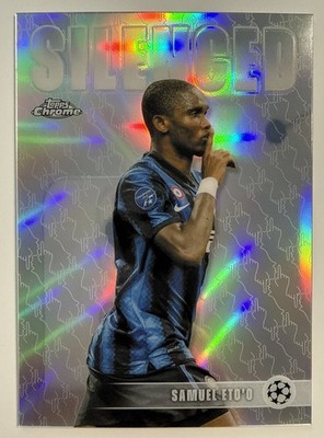 2025-26 Topps Chrome UEFA CC Silenced Samuel Eto o #SHH-9 FC Inter Milano