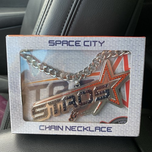2025 Houston Astros SGA Space City Chain Necklace G-Unity 4/11/25 NEW