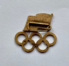 Mascotte JO Grenoble 1968 SHUSS – Bronze Doré – État D’usage