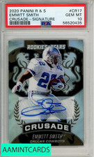 2020 PANINI ROOKIES STARS CRUSADE EMMITT SMITH AUTO #CR17 SIGNATURE PSA 10