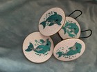 Wood Dolphin coaster set with holder. Diamond Art, Handcrafted — photo 2