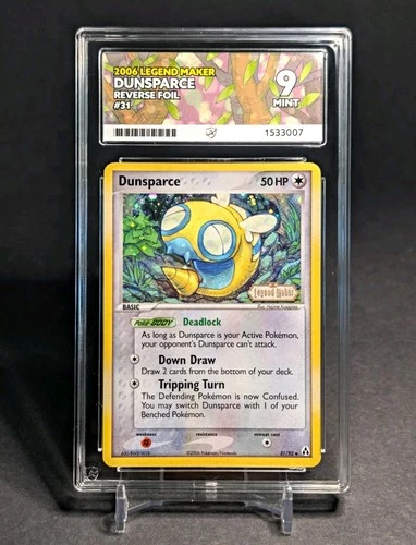Pokémon Nintendo Dunsparce 31/92 EX Legend Maker 2006 Reverse Foil ACE 9