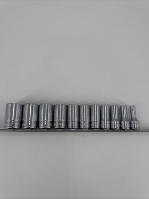 #ad Snap On FDS Series 3 8quot; Drive 12 Point SAE 11 Piece Socket Set 1 4quot; 7 8quot; $99.95