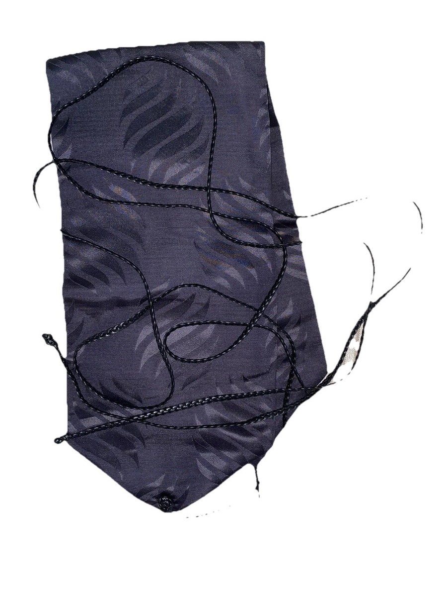 Gucci by Tom Ford 2002 Rare Runway Silk & Leather Black  display picture 1