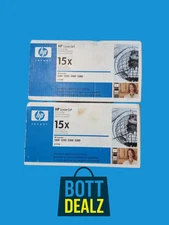 Lot of 2 HP 15X Black Toner Cartridges C7115X OEM High Yield LaserJet 1200 3380