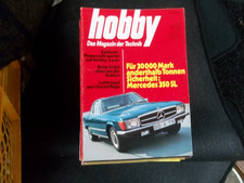 hobby 28. April 1971 Mercedes 350 SL - 6 seiten heft kpl. tendenz neuwertig.