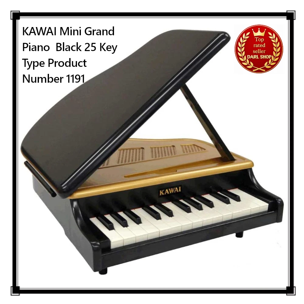 KAWAI Mini Piano de cola Negro 25 teclas Tipo de producto 1191 de Japón Nuevo