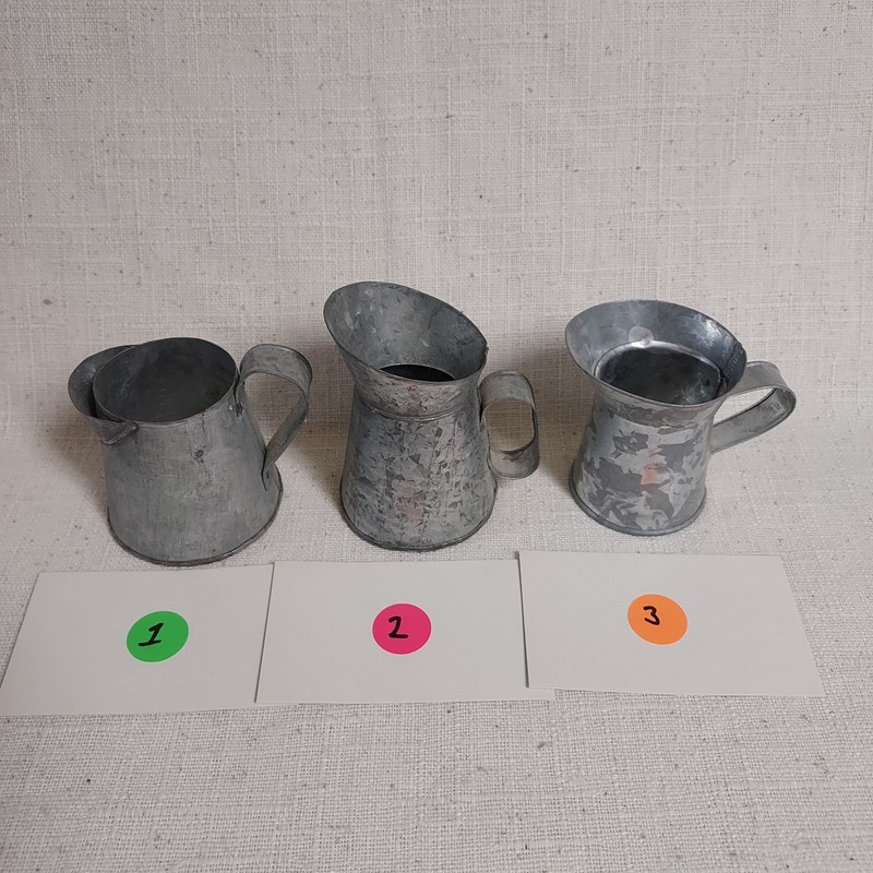 Watering Cans Mini-3 piece mini galvanised watering cans-By Hosley in India