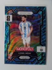 Lionel Messi #1 2026 Prizm Monopoly World Cup Blue Wave Classic Icons SSP